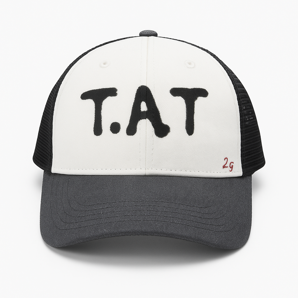 SPRAYED TAT TRUCKERS CAP